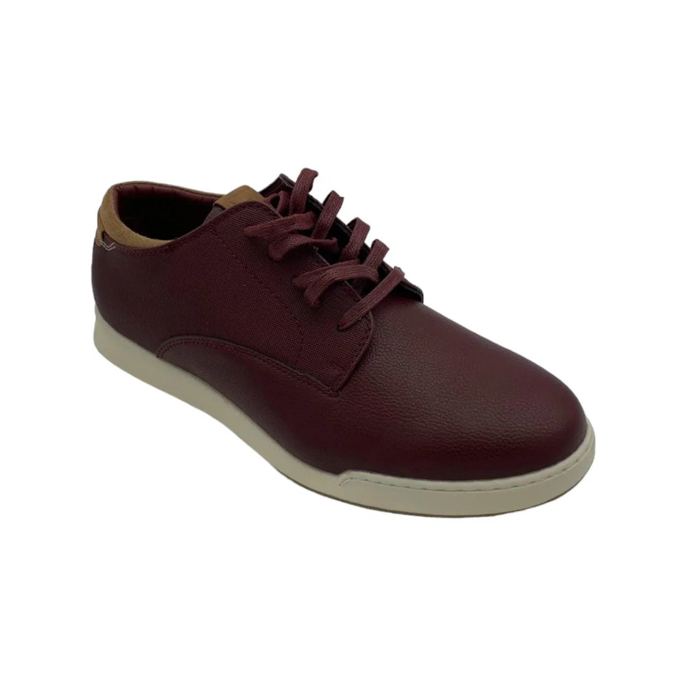 Vance Co. Men's Aydon Casual Sneakers Burgundy - Medium